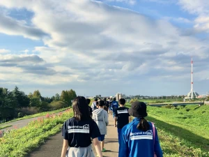 荒川の土手