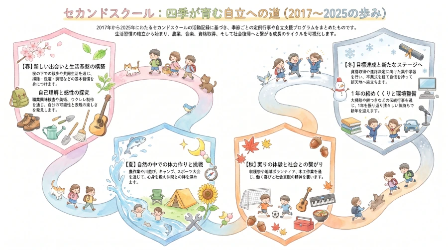 四季が育む自立への歩み